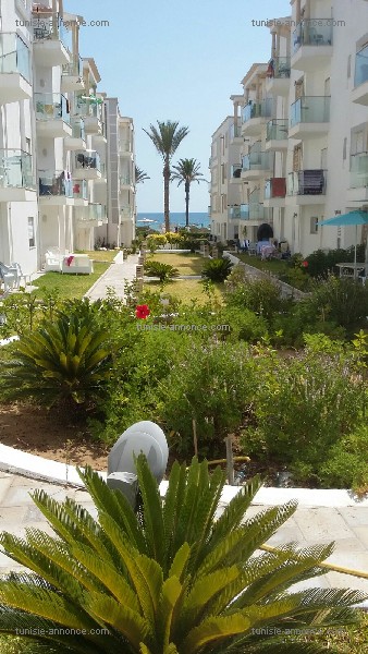 Akouda Chatt Meriem Location Appart. 3 pices Appartement rsidence nadine front de mer