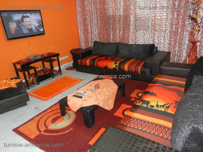 Ariana Ville Cite Ennasr 2 Location Appart. 2 pices Ennasr2 s plus 2 meubl super  lux