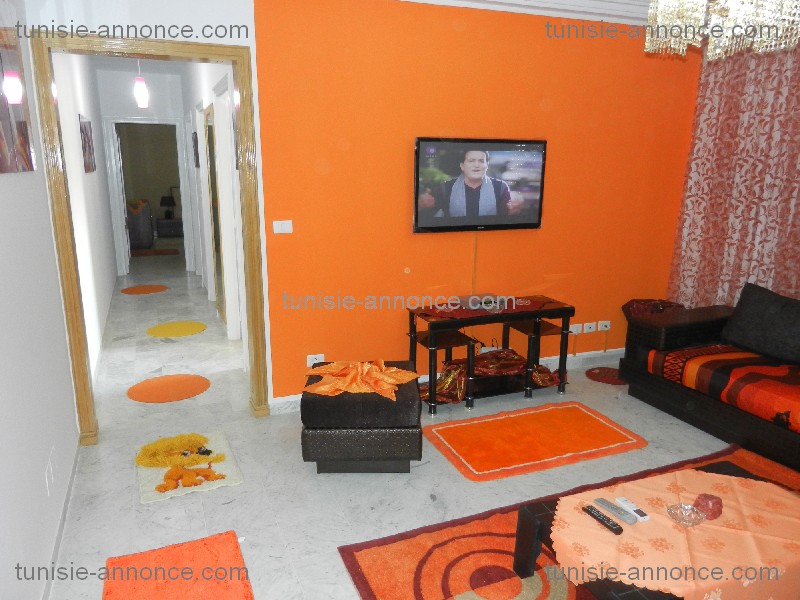 Ariana Ville Cite Ennasr 2 Location Appart. 2 pices Ennasr2 s plus 2 meubl super  lux