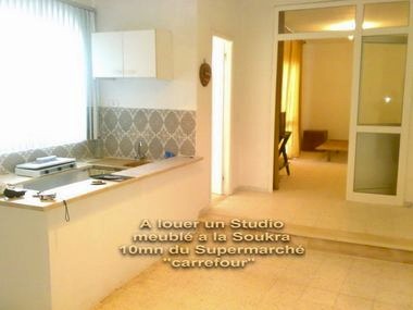 La Soukra La Soukra Location Appart. 1 pice S1 totalement meubl