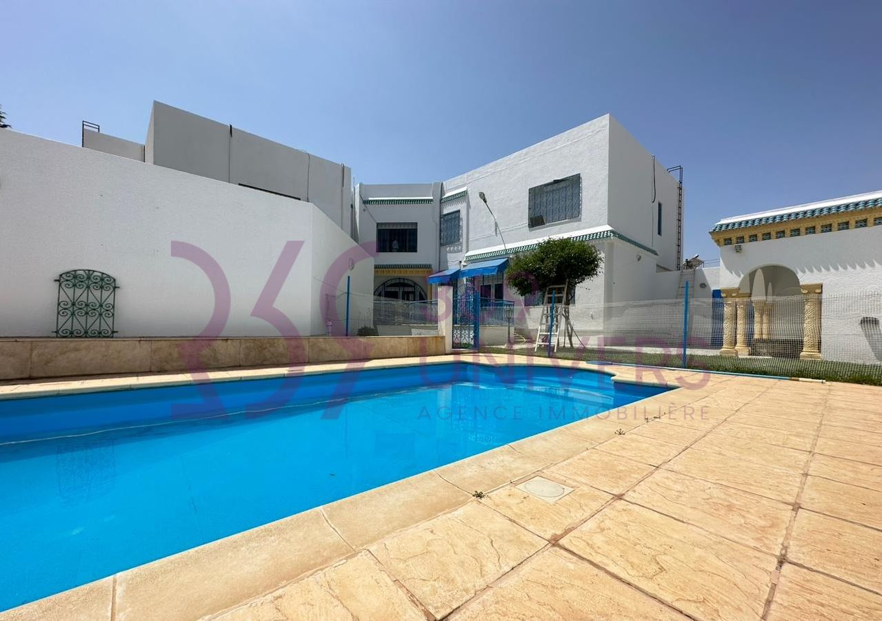 La Marsa Marsa Ennassim Location Maisons Villa avec piscine  la marsa ref rh027