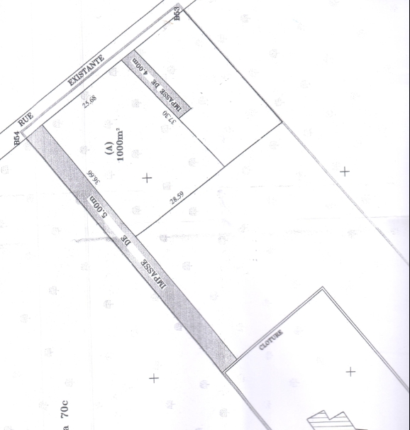 Sidi Thabet Cite El Mrezgua Terrain Terrain nu Terrain de 1000 m2