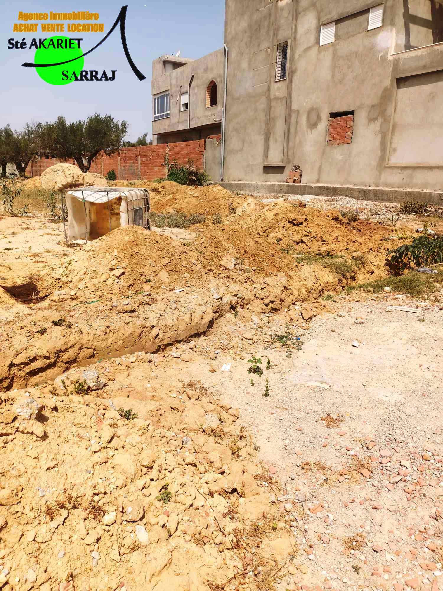 Akouda Chatt Meriem Terrain Terrain agricole Opportunit lot 311m pas loin de koussour gharnata
