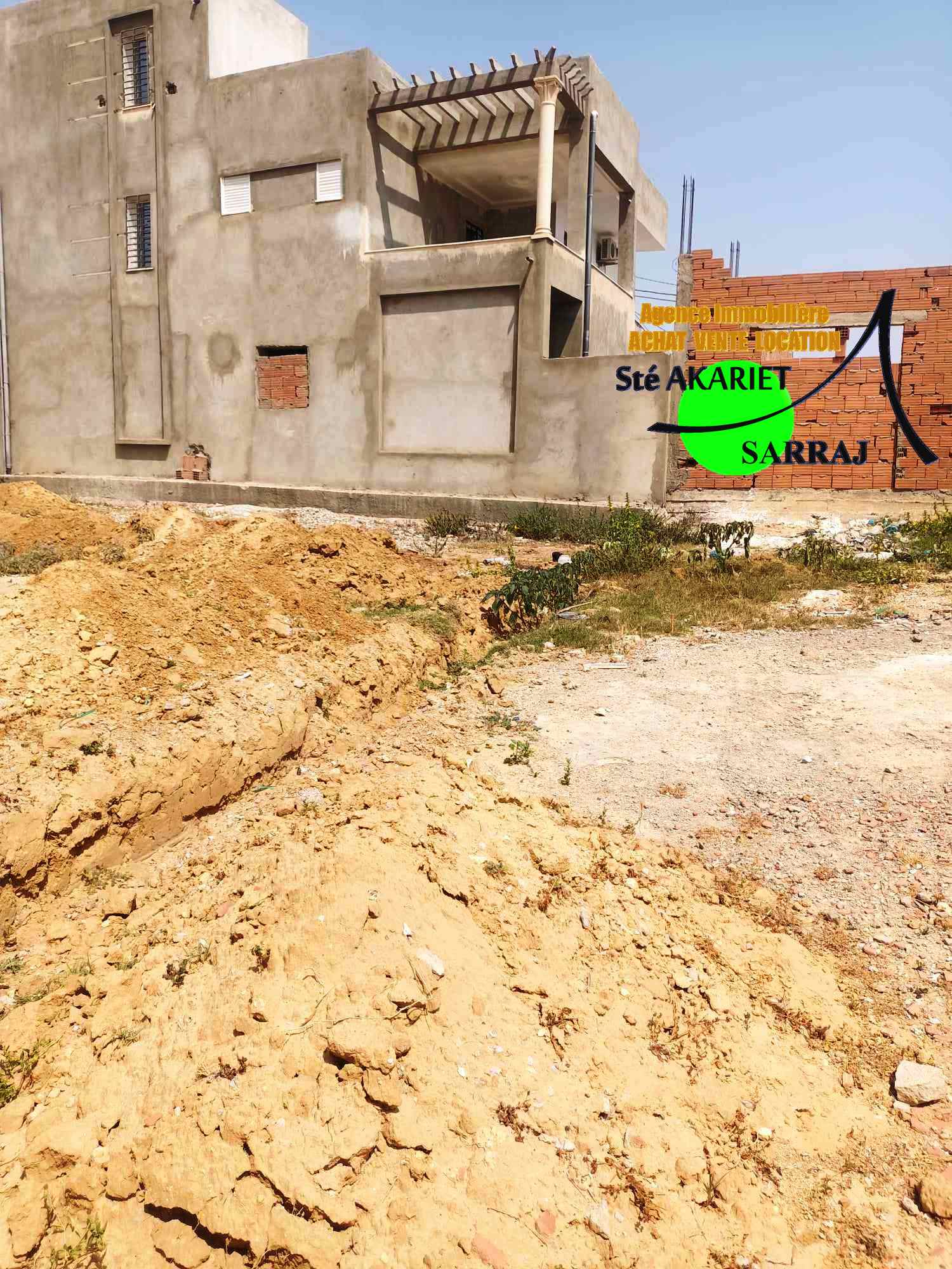 Akouda Chatt Meriem Terrain Terrain agricole Opportunit lot 311m pas loin de koussour gharnata