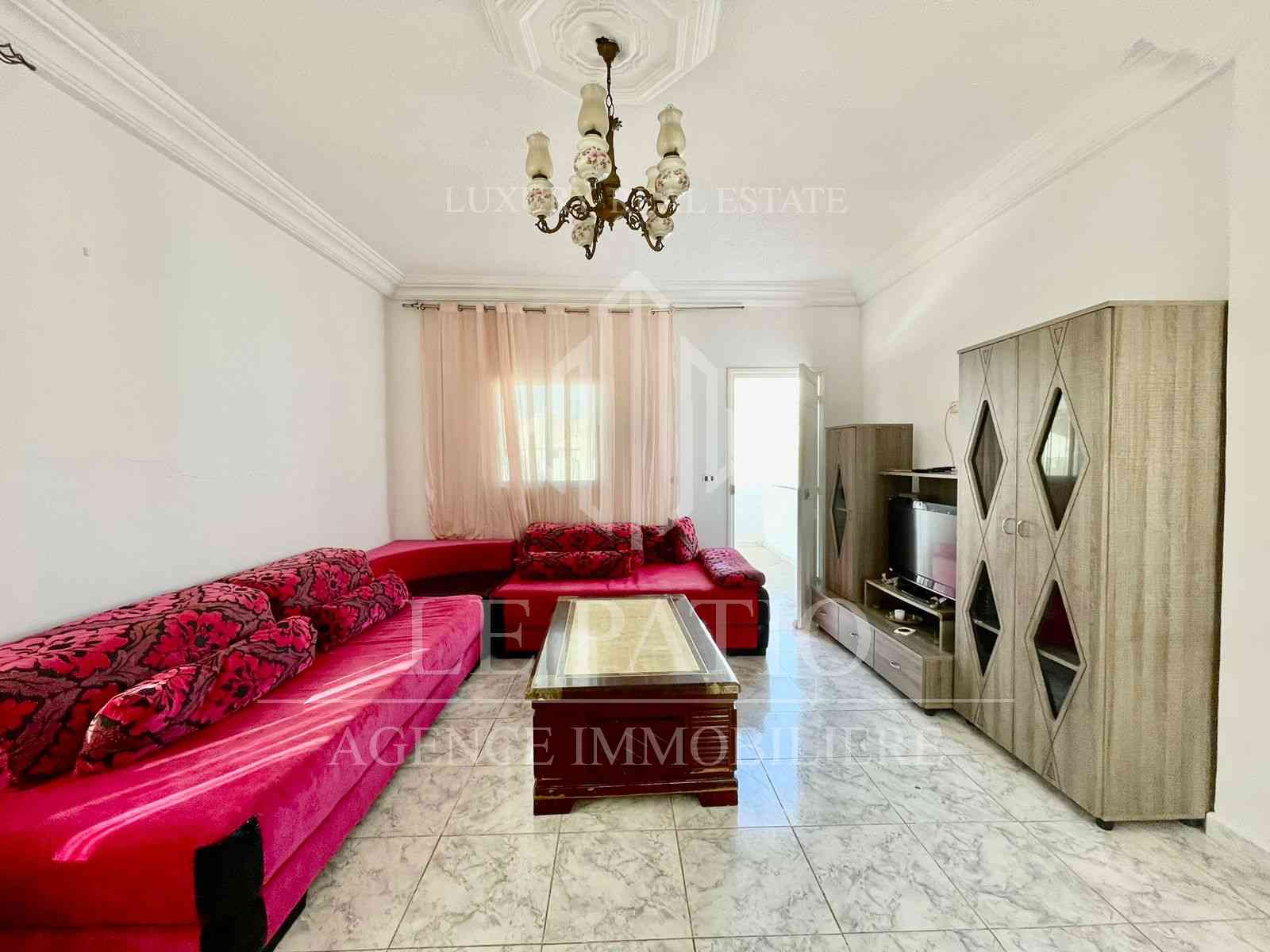La Marsa Marsa Safsaf Location Appart. 2 pices Etage de villa s1 meubl