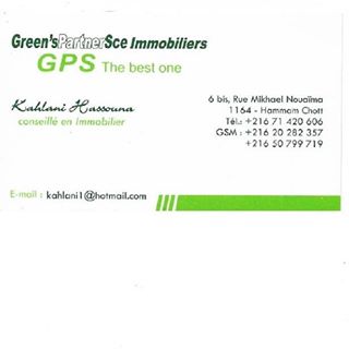 Hammam Chatt Hammam Chatt Bureaux & Commerces Grance libre Gps  grance libre d'une agence immob