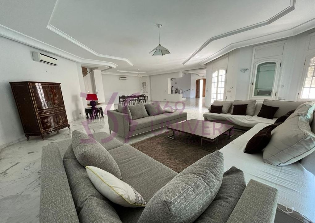 La Marsa Gammart Location Maisons Villa avec piscine a gammarth ref rh056