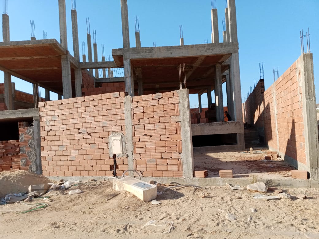 Gabes Sud Cite El Amel 4 Vente Surfaces Maison en construction