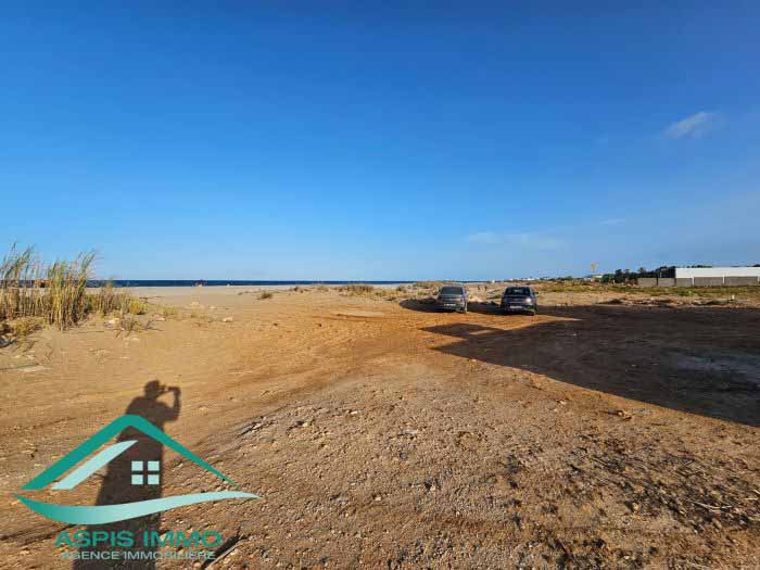 El Haouaria Charaf Vente Surfaces Terrain d habitation 462 m2  plage chraf hawaria