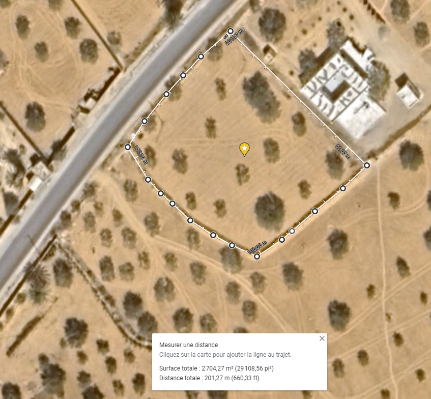 Djerba - Midoun El May Terrain Terrain agricole Terrain 2 658 m2 el may  djerba  en 1 er position