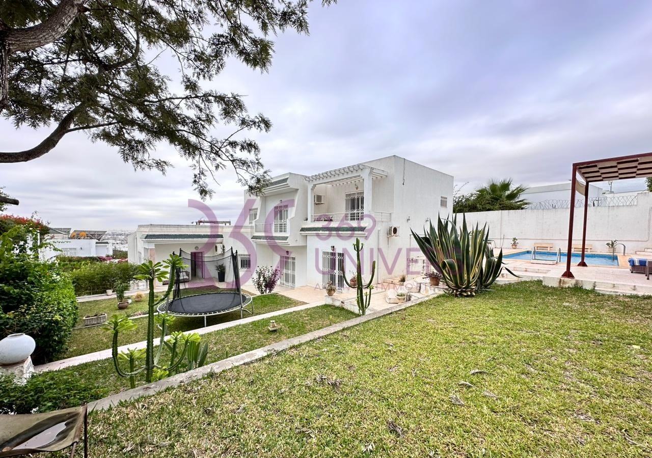 La Marsa Gammart Location Maisons Villa avec vue dgage  gammarth ref rh066