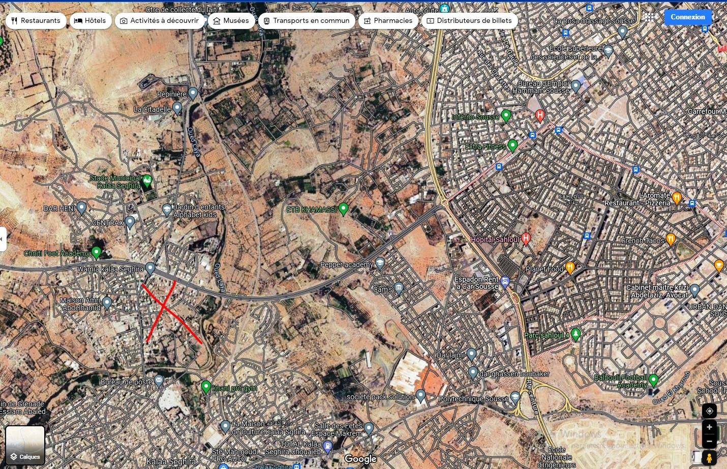 Kalaa Essghira Kalaa Essghira Terrain Terrain nu Terrain 1075m zone des villas  kalaa sghira