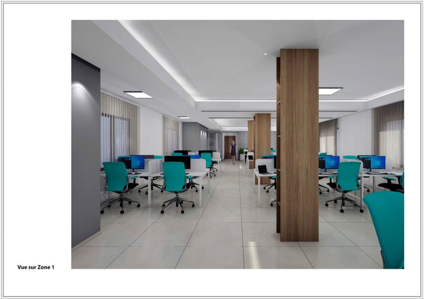 La Marsa Berge Du Lac Bureaux & Commerces Bureau Bureau 275 m2 neuf haut standing au lac 1