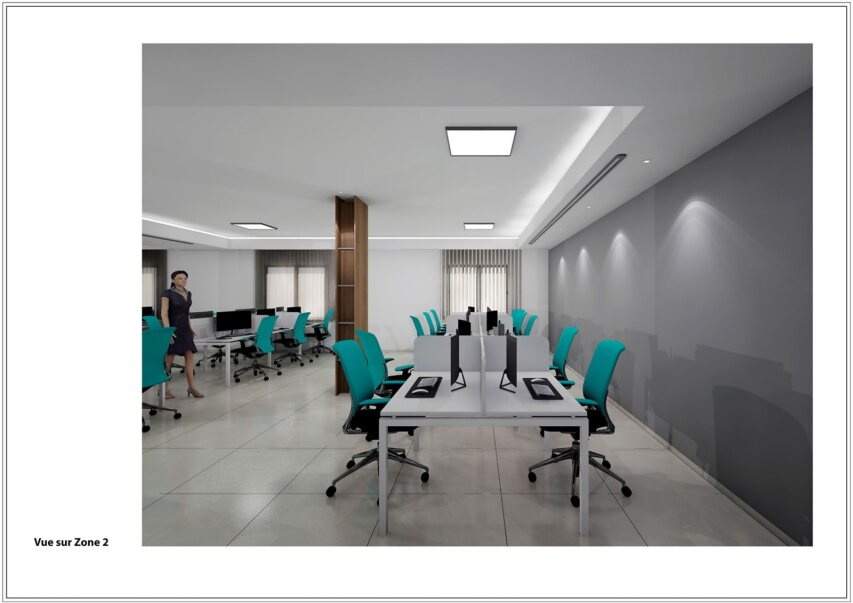 La Marsa Berge Du Lac Bureaux & Commerces Bureau Bureau 275 m2 neuf haut standing au lac 1