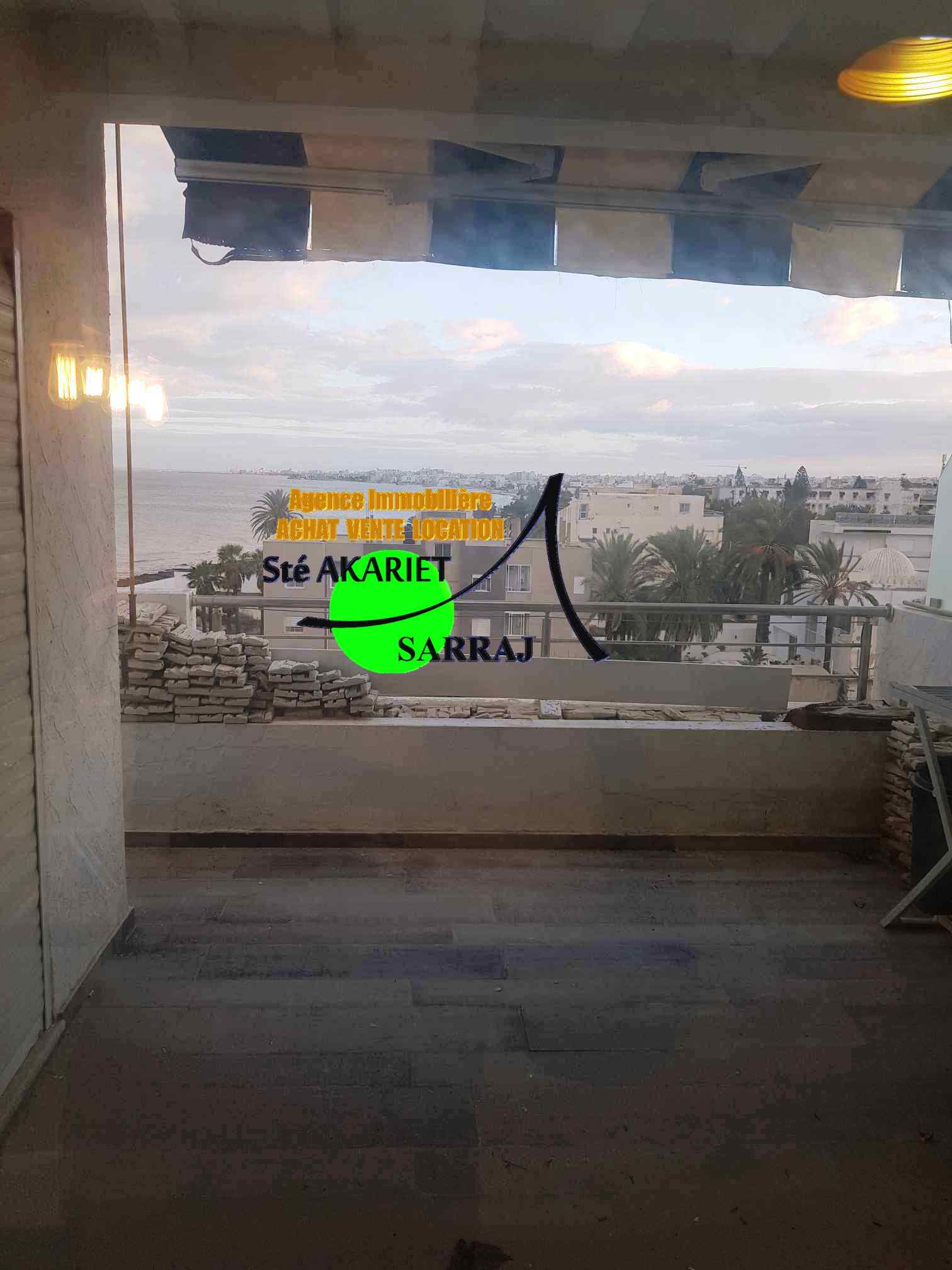 Hammam Sousse El Kantaoui Vente Appart. 2 pices Luxueux studio vue panoramique sur mer kantaoui