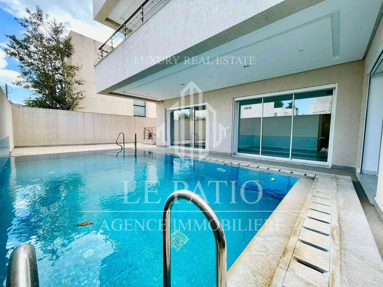 La Marsa Marsa Ennassim Location Duplex Duplex haut standing avec piscine  a la marsa