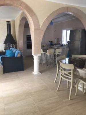 Djerba - Midoun Aghir Vente Maisons Villa 250 m2 terrain 625 m2 piscine  350 m plage