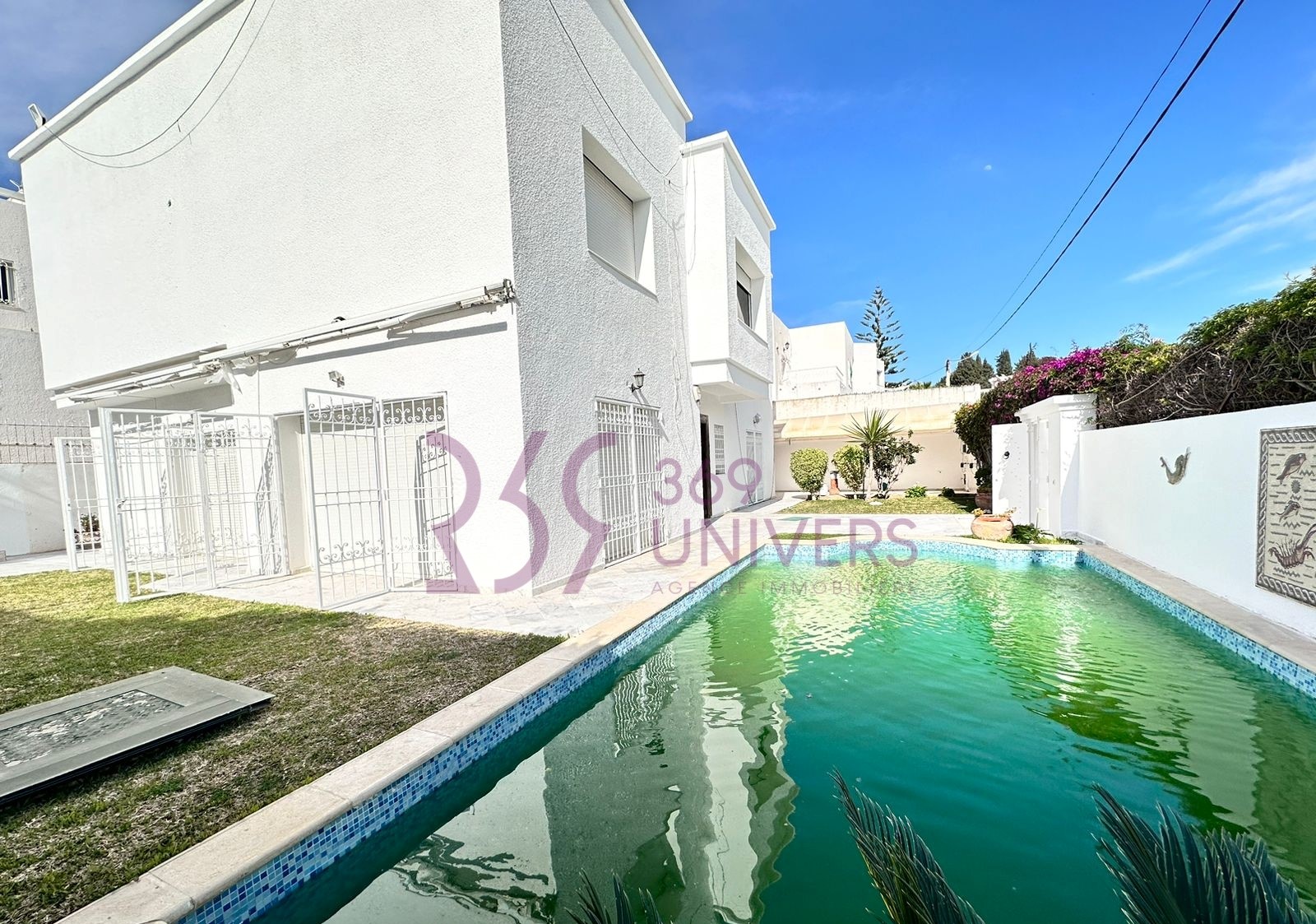 La Marsa Gammart Location Maisons Villa avec piscine  gammarth ref rh099