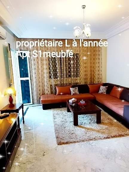 Ariana Ville Cite Ennasr 2 Location Appart. 1 pice Propritaire l s1 meubl pr tranger  l'anne