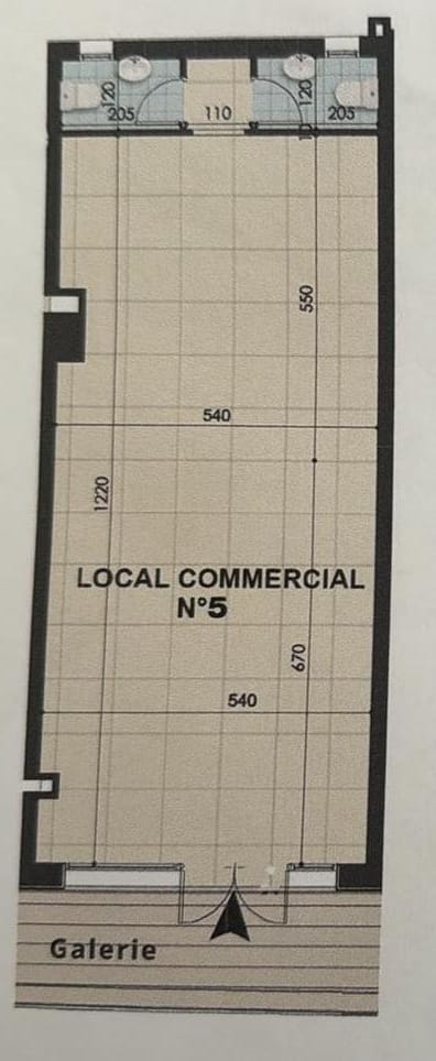 Ain Zaghouan Jardins de Carthage Bureaux & Commerces Surfaces Local commercial 85m2 jardins de carthage