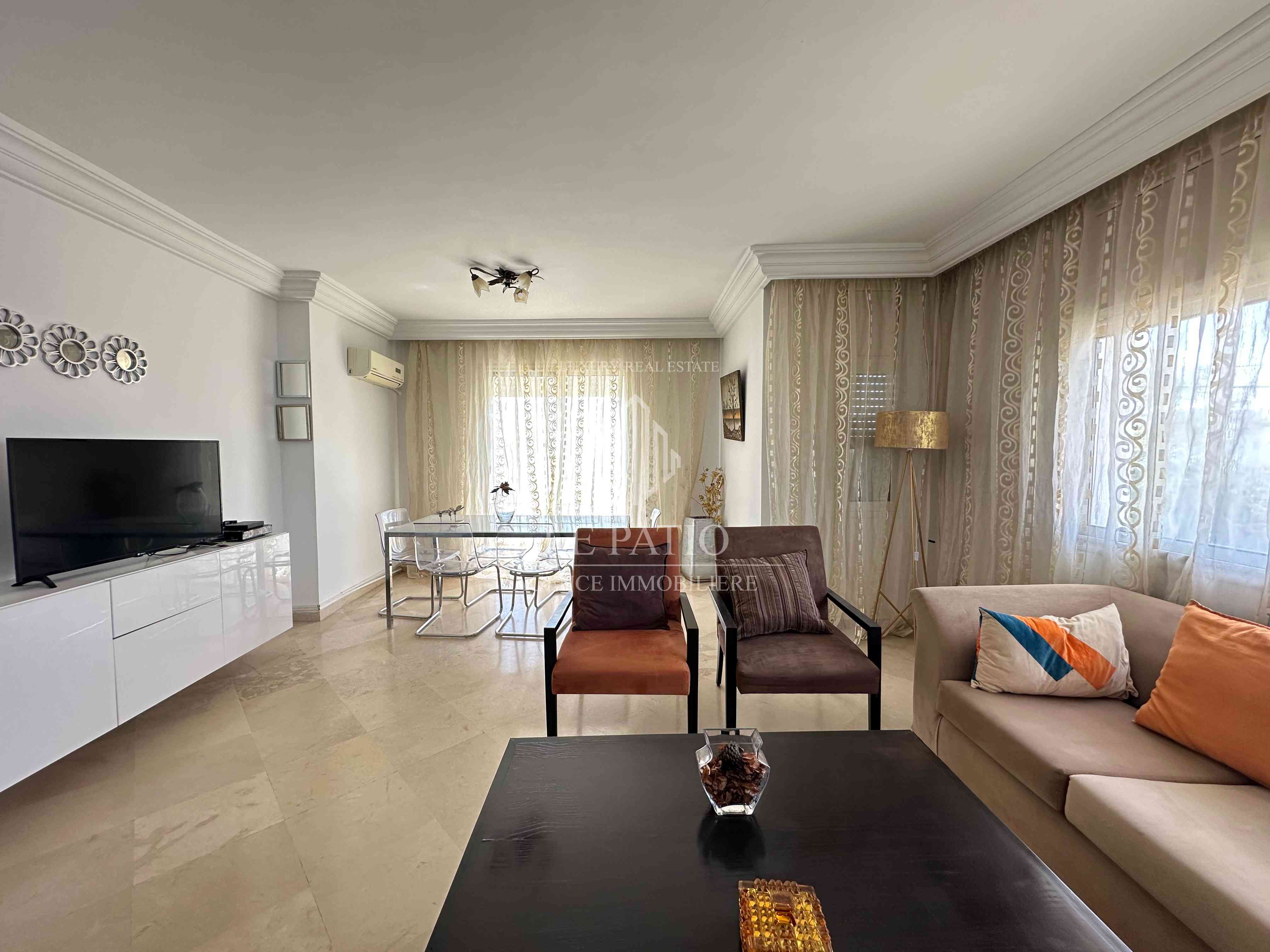 La Marsa Cite Du Stade Location Appart. 4 pices Etage de villa meubl a la marsa