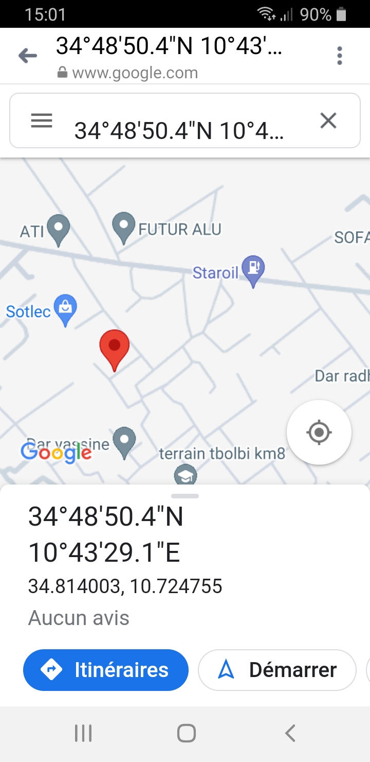 Sakiet Ezzit Merkez Chihya Terrain Terrain nu Terrain bonne occasion