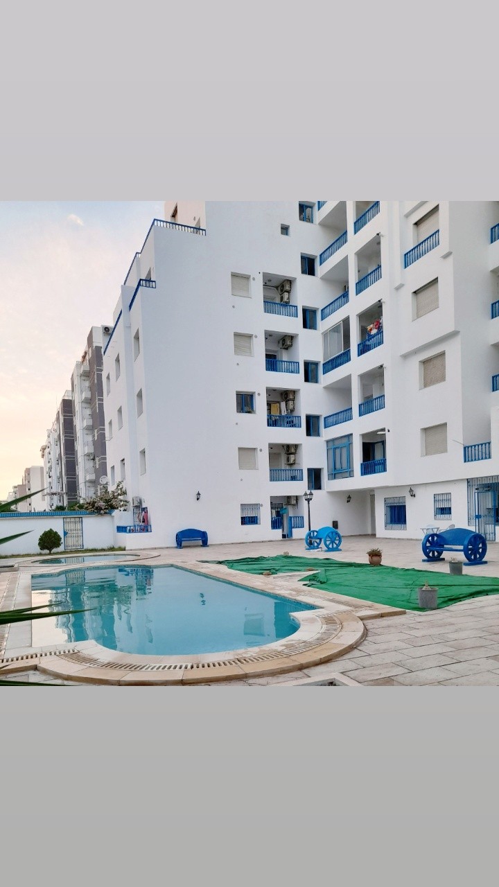 Hammamet Hammamet Location vacances Appart. 2 pices S1 au rdc qui ouvre sur la piscine