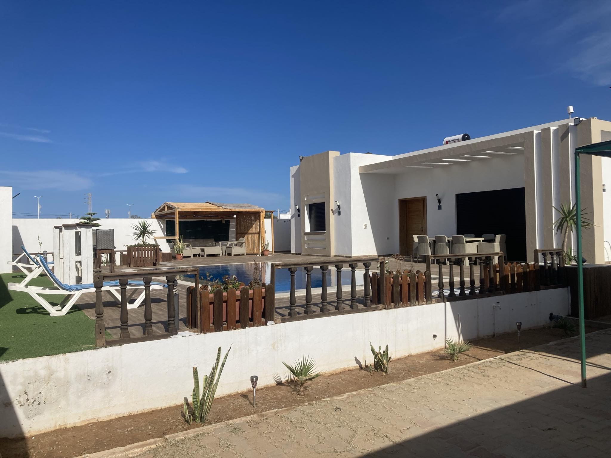 Djerba - Houmet Essouk Sidi Mehrez Location vacances Maisons Superbe villa piscine vu sur mer