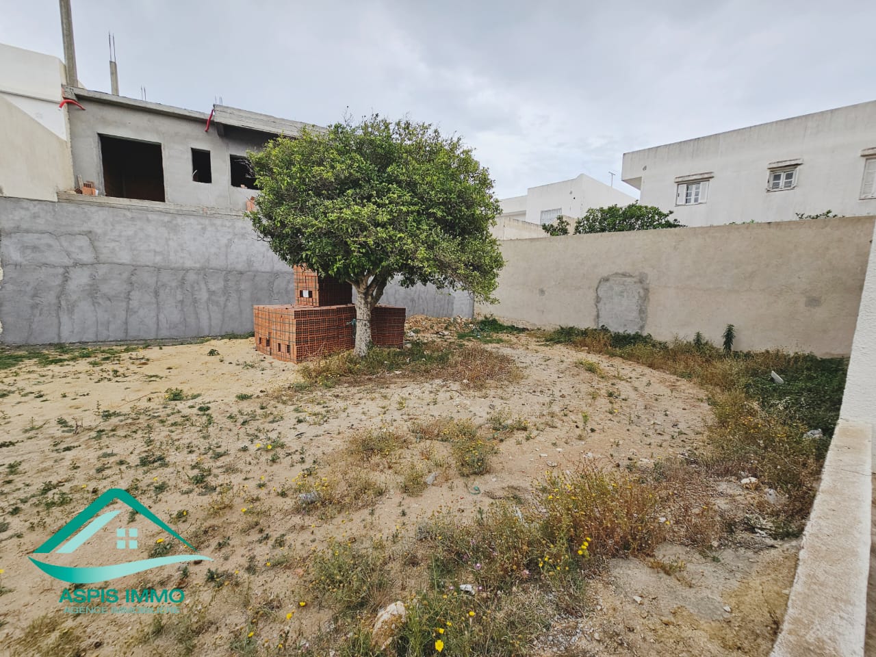 Kelibia Kelibia Vente Surfaces Terrain 260 m2  cit merdes kelibia