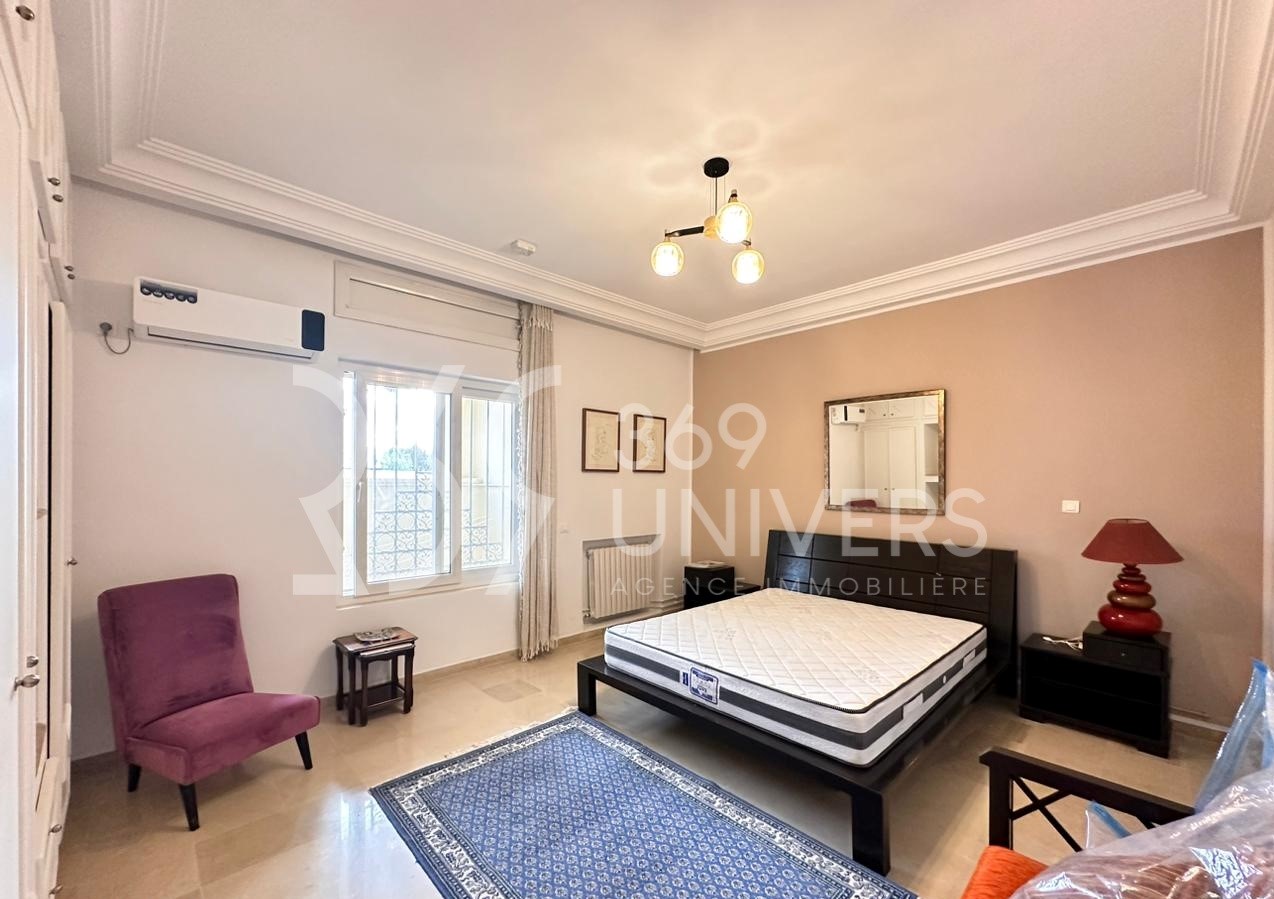 La Marsa Marsa Ennassim Location Appart. 3 pices Rez de chaussee avec piscine a gammarth