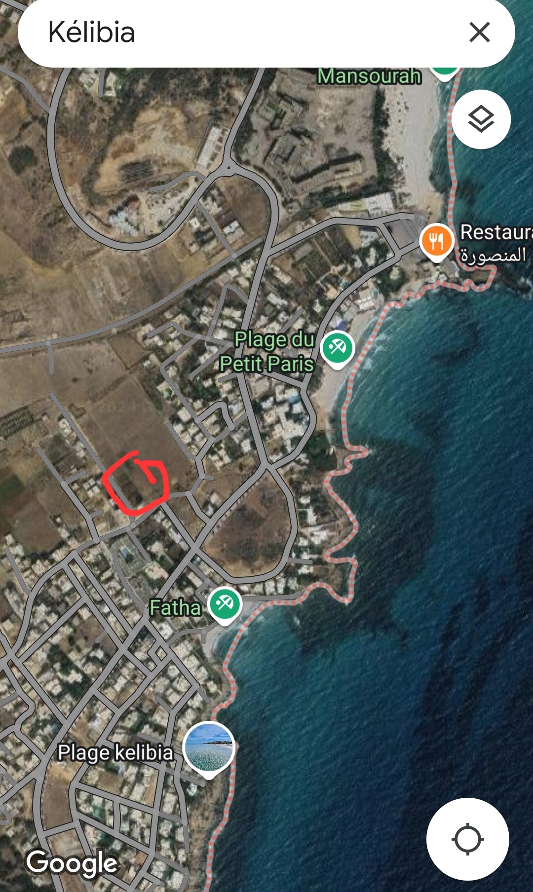 Kelibia Kelibia Terrain Terrain nu Terrain mansoura petit paris kelibia