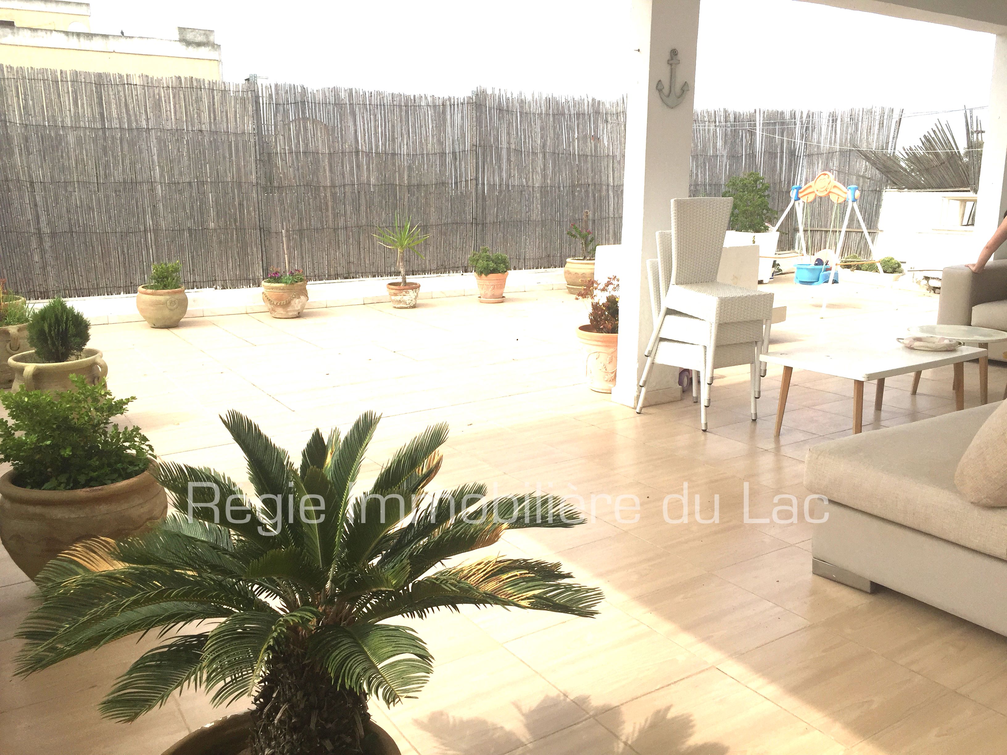 El Menzah El Manar 1 Vente Appart. 5 pices+ Duplex gde terrasse et vue  al manar 1