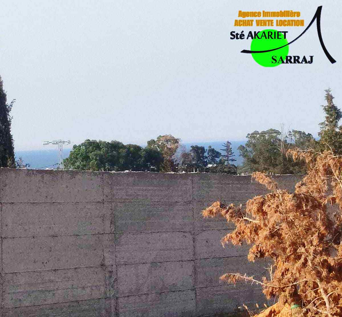 Akouda Chatt Meriem Terrain Terrain agricole Terrain 2300m devant taksim el fourati rmila