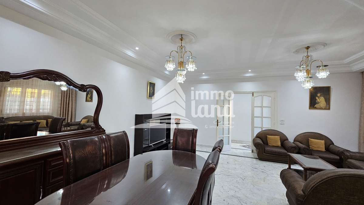 Ain Zaghouan Ain Zaghouan Location Appart. 4 pices Rdc de villa s3 avec jardin  ain zaghouan