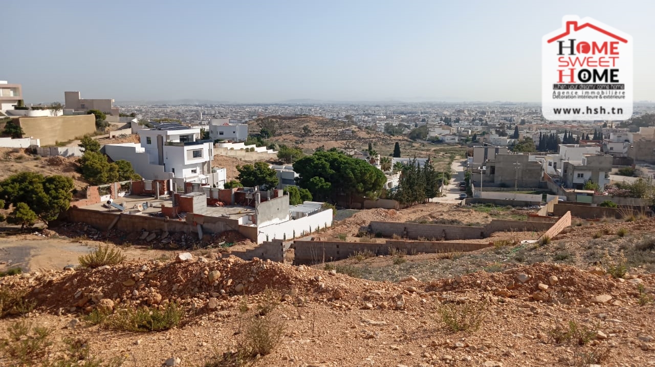 Ariana Ville Riadh Landlous Terrain Terrain nu Terrain de villa la cte  riadh el andalous