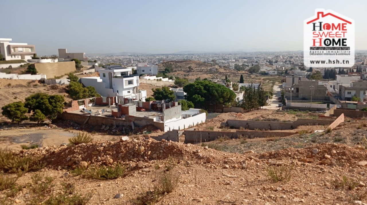 Ariana Ville Riadh Landlous Terrain Terrain nu Terrain de villa la cte  riadh el andalous