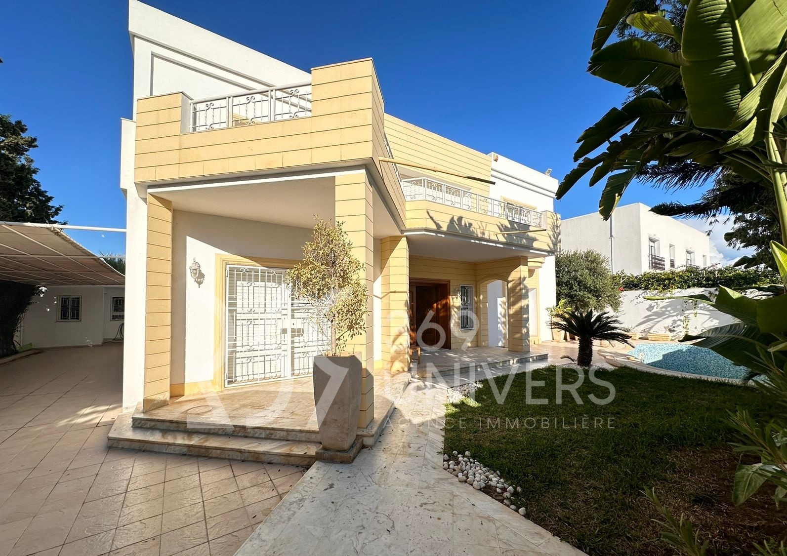 La Marsa Gammart Location Maisons Villa avec piscine  gammarth ref rh132