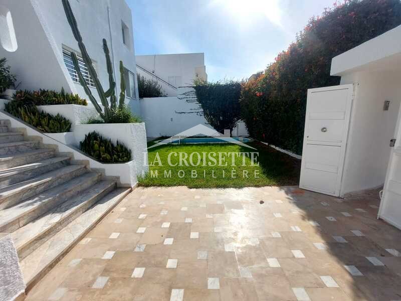 La Marsa Sidi Daoud Location Maisons Villa s4 avec piscine  la marsa zvl1615