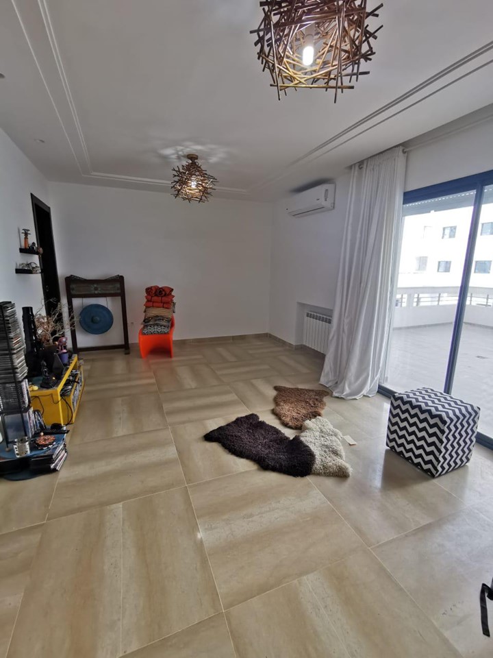 Ain Zaghouan Ain Zaghouan Vente Appart. 2 pices Grand s1 avec grande terrasse  la marsa