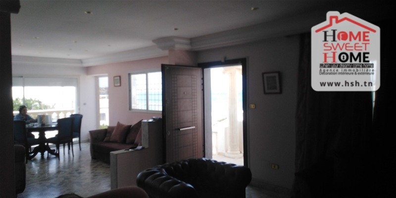 La Marsa Marsa Ennassim Location Appart. 3 pices Etage echefa  la marsa