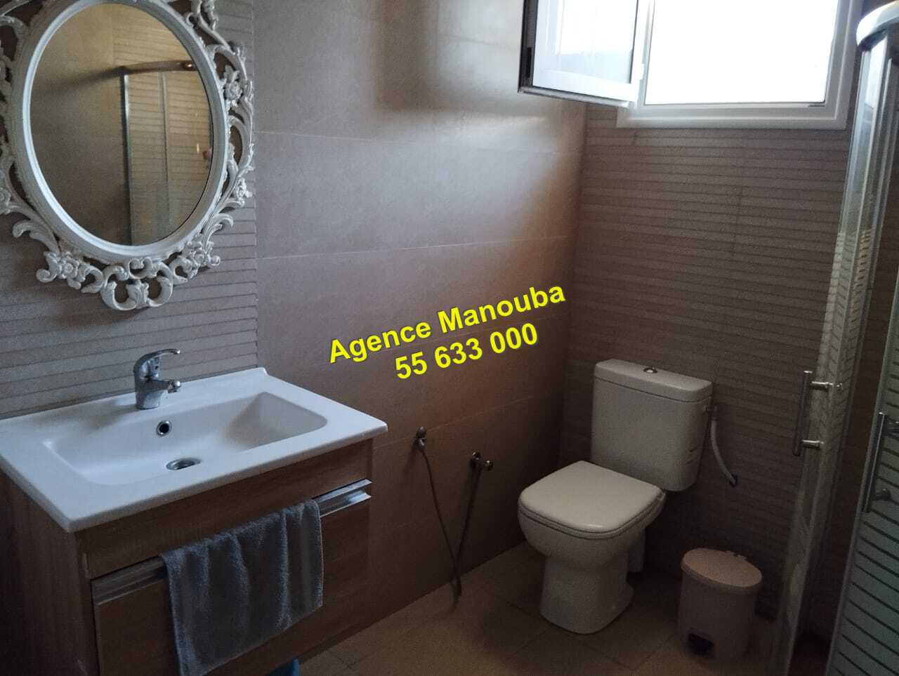 Oued Ellil Oued Ellil Vente Appart. 2 pices Av villa s2 sur terrain 1000 m2