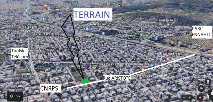 Raoued Cite El Ghazala 1 Terrain Terrain nu Terrain nu zone rsidentielle viabilise