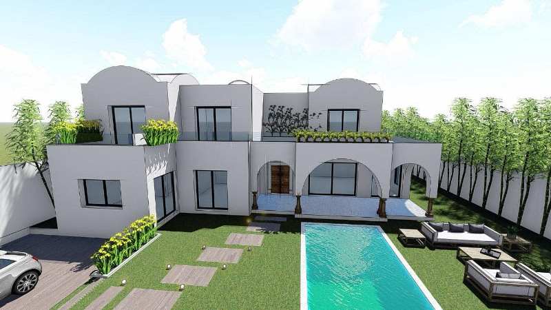 Hammamet Hammamet Vente Maisons V503 villa splash sud villa