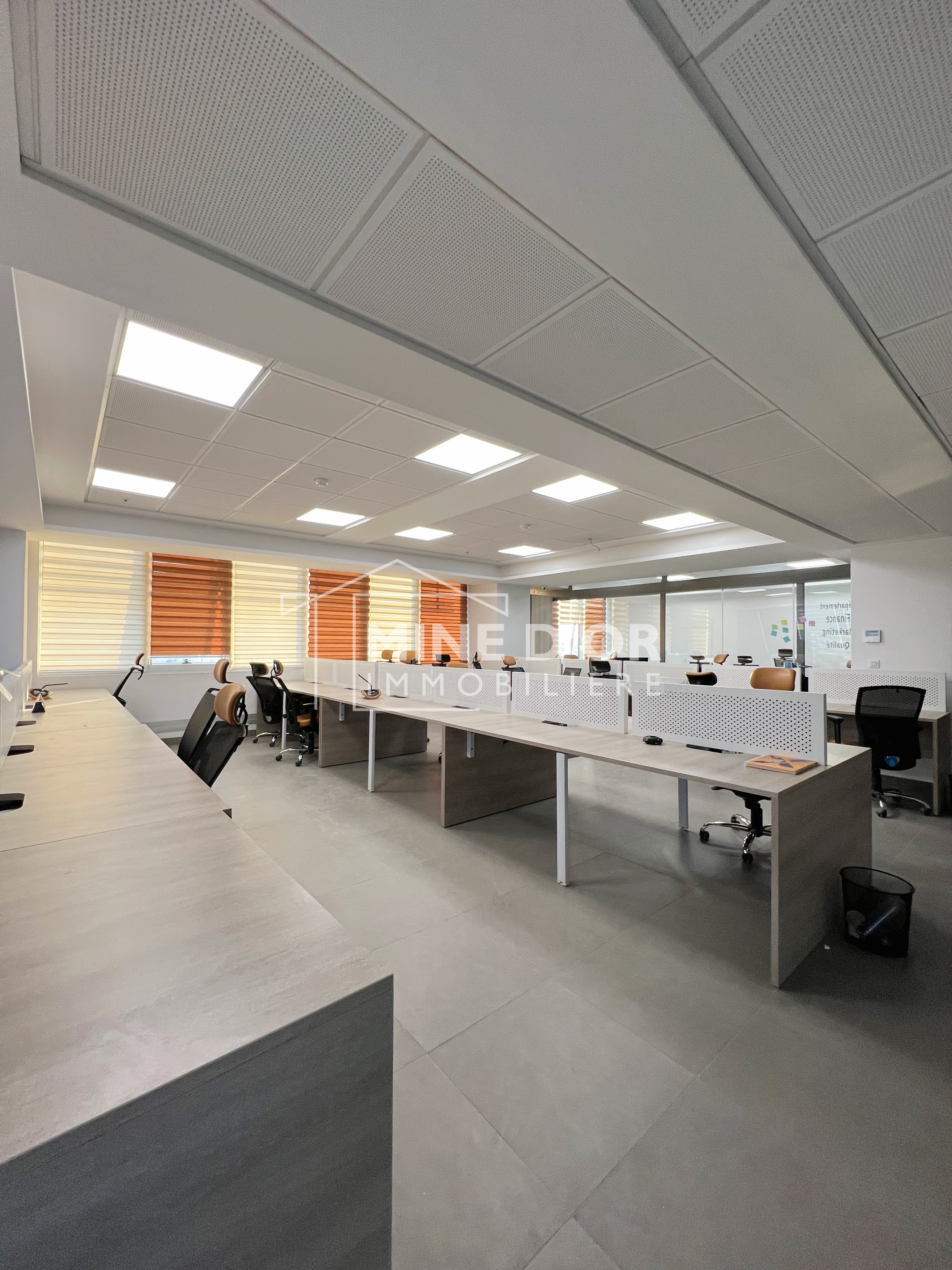 Cite El Khadra Zone urbaine nord Bureaux & Commerces Bureau Un open space neuf au centre urbain nord