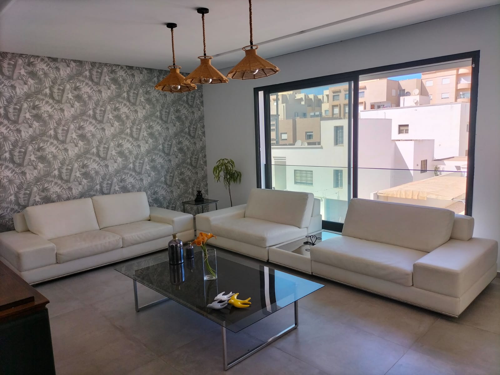 Ain Zaghouan Jardins de Carthage Location Appart. 3 pices S2 meubl aux jardins de carthage
