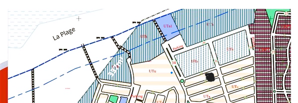 Hammam Chatt Borj Cedria Terrain Terrain nu Terrain 410 m2 plage borj sedria