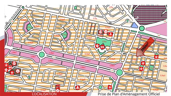 Soliman Soliman Terrain Terrain nu Terrain de 396 m2 de coin  720 tnd le m2