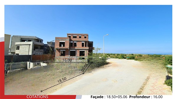 Soliman Soliman Terrain Terrain nu Terrain de 377m2  470 dt le m2