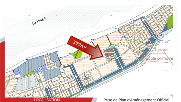 Soliman Soliman Terrain Terrain nu Terrain de 377m2  470 dt le m2