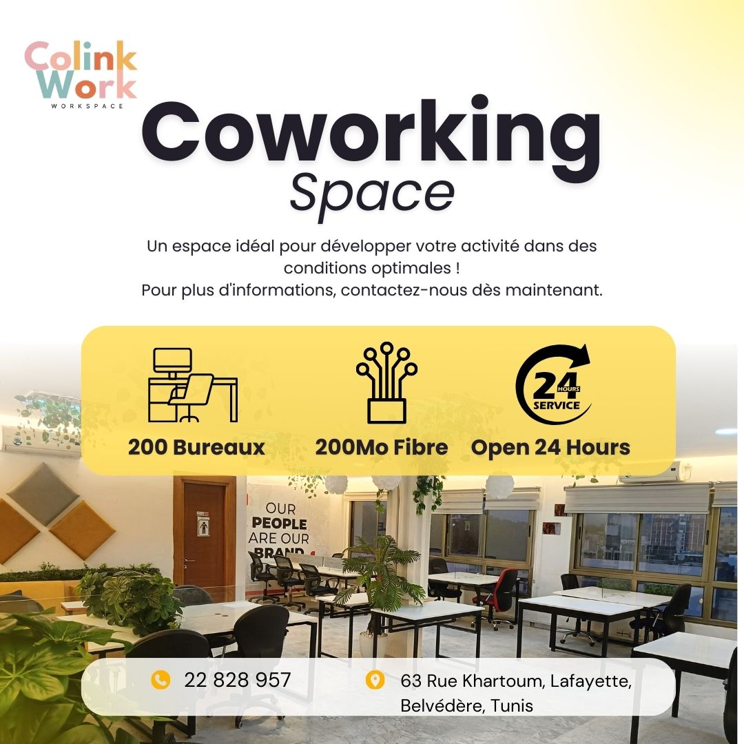 Bab Bhar Hedi Chaker Location Autre Plateaux centre d'appel startups et pme